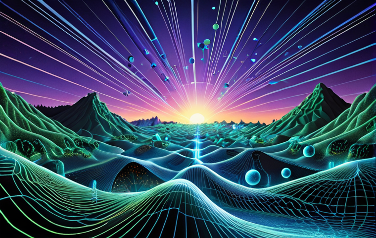 **Image Prompt 1: The Inevitable Wave of Paradigm Shifts**
    A futuristic, conceptual art landscape representing a historical watershed. Dynamic energy currents flow, connecting abstract symbols of exponential technological growth (glowing circuitry, data streams), global interconnectedness (intertwined networks, translucent world map), and evolving societal values (elements of sustainable energy, abstract growth patterns). The overall scene conveys a powerful, unstoppable force of change, with a sense of both excitement and profound transformation. Luminous, highly detailed, wide-angle shot with a blend of deep blues, purples, and vibrant greens, hinting at a new dawn.